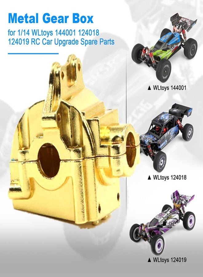 UURCSKY Metal Wave Box Gear Box Shell Cover Differential Housing Gearbox 144001-1254 for Wltoys 144001 1/14 RC Car Upgrades Parts - Image 2